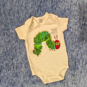 Out of Print The Very Hungry Caterpillar Bodysuit - White and Green